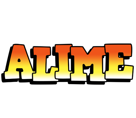 Alime sunset logo