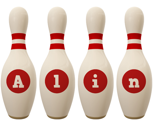 Alin bowling-pin logo