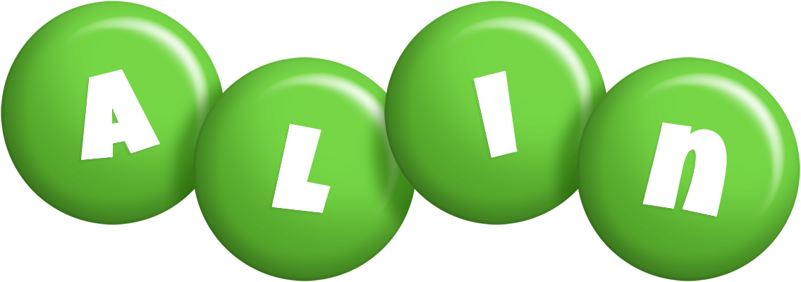 Alin candy-green logo