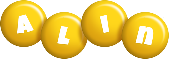 Alin candy-yellow logo