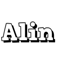 Alin snowing logo