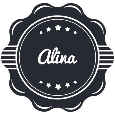 Alina badge logo