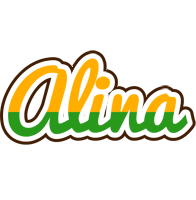 Alina banana logo