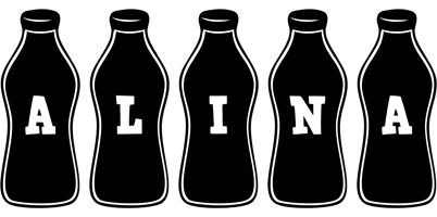 Alina bottle logo