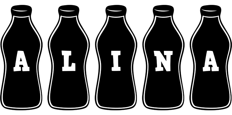 Alina bottle logo