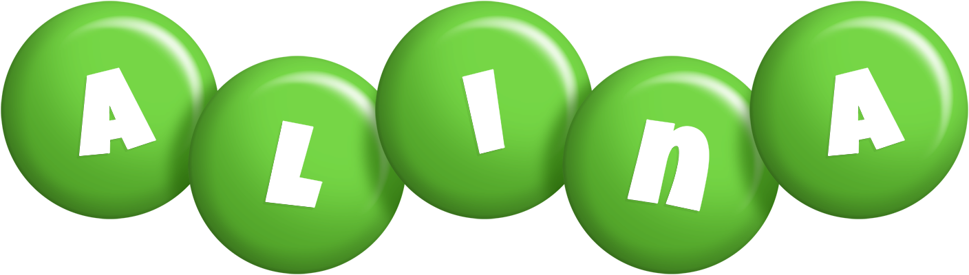 Alina candy-green logo