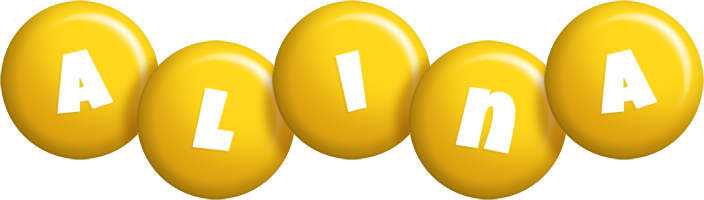 Alina candy-yellow logo