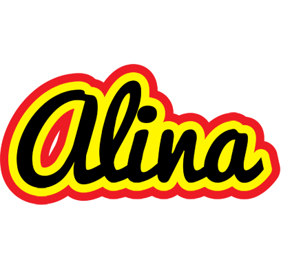 Alina flaming logo