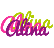 Alina flowers logo