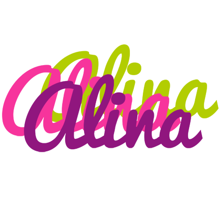 Alina flowers logo