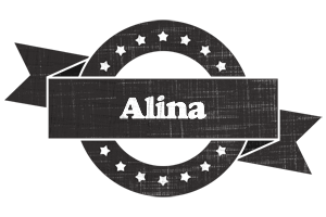 Alina grunge logo