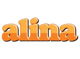 Alina orange logo