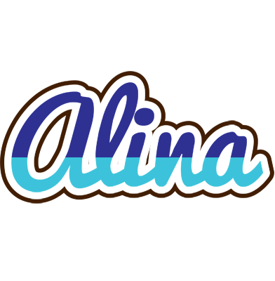 Alina raining logo