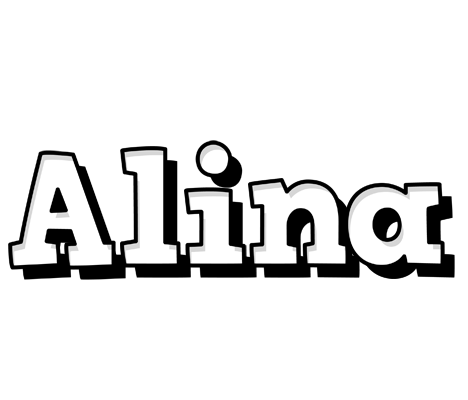 Alina snowing logo