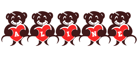 Aline bear logo