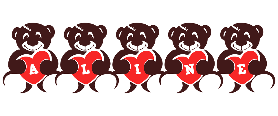 Aline bear logo