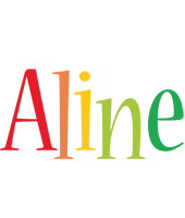 Aline birthday logo