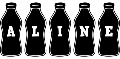 Aline bottle logo