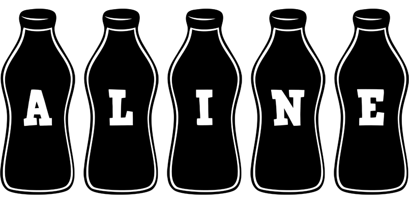 Aline bottle logo