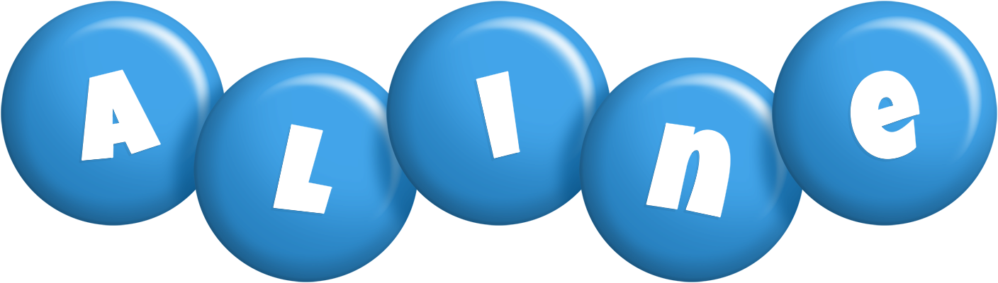 Aline candy-blue logo