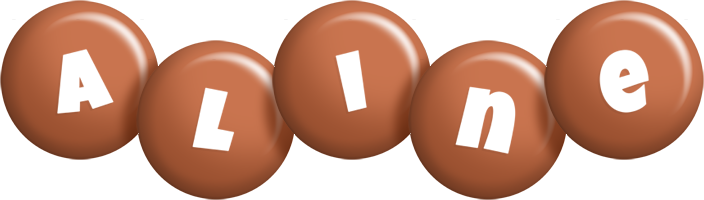 Aline candy-brown logo