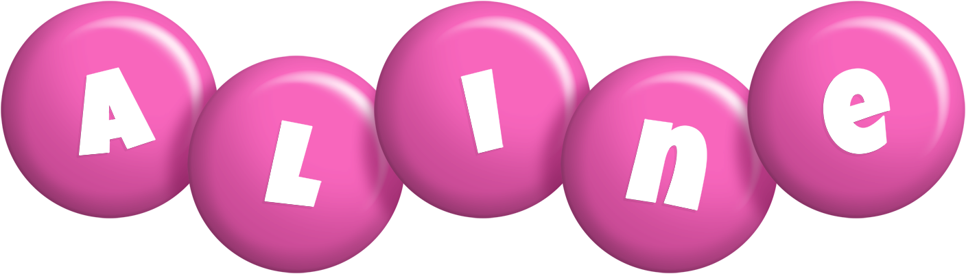 Aline candy-pink logo