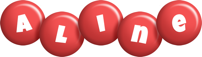 Aline candy-red logo