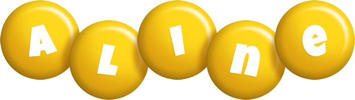Aline candy-yellow logo