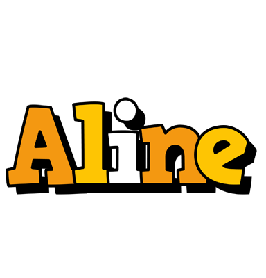 Aline cartoon logo