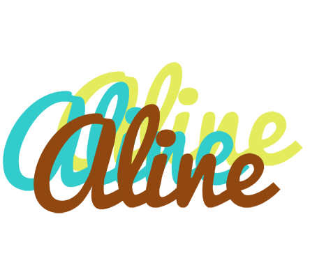Aline cupcake logo