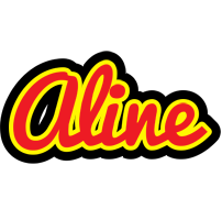 Aline fireman logo