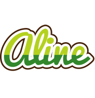 Aline golfing logo