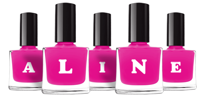 Aline nails logo