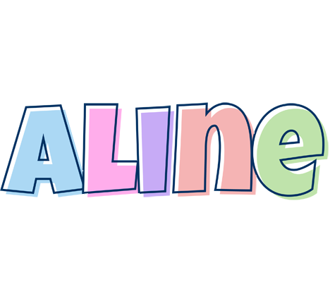 Aline pastel logo