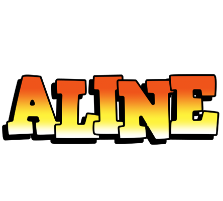 Aline sunset logo