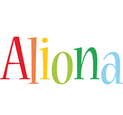 Aliona birthday logo