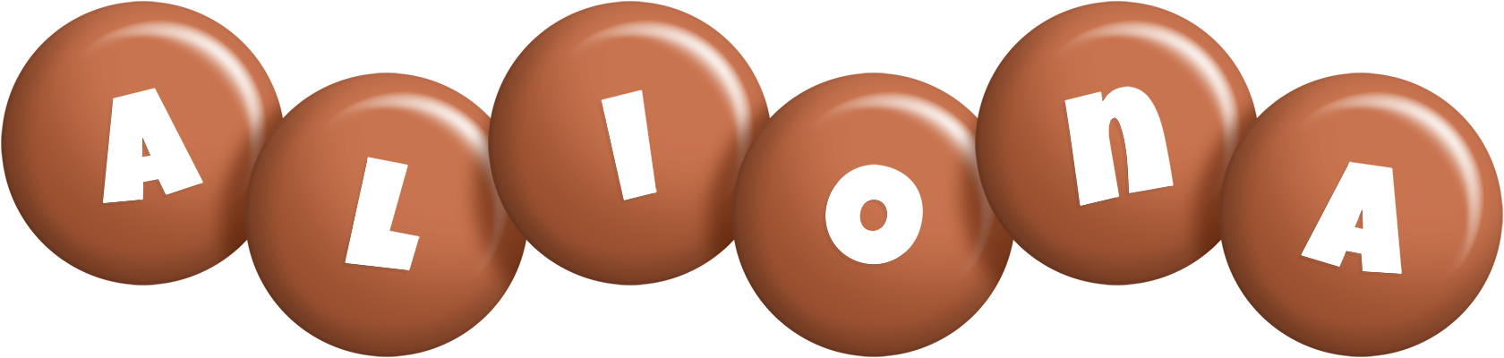 Aliona candy-brown logo