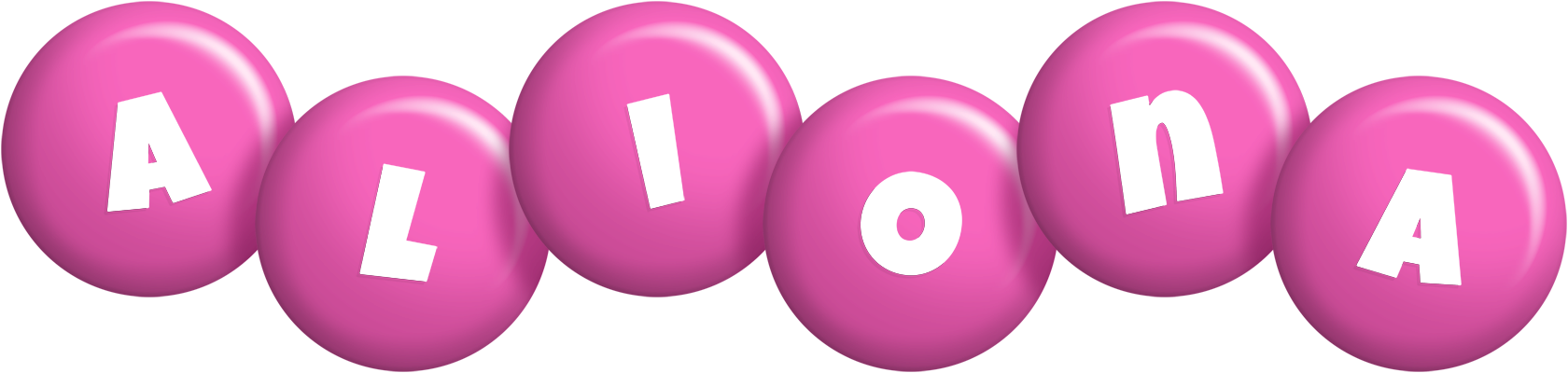 Aliona candy-pink logo