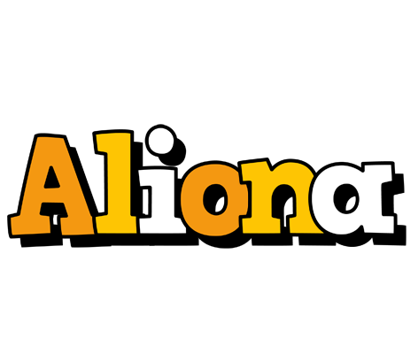 Aliona cartoon logo