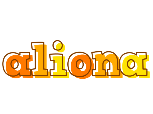 Aliona desert logo