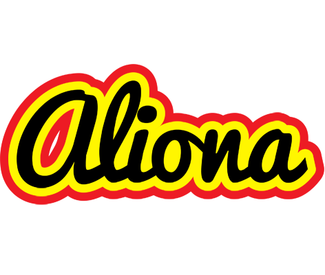Aliona flaming logo