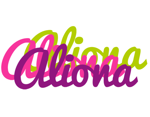Aliona flowers logo