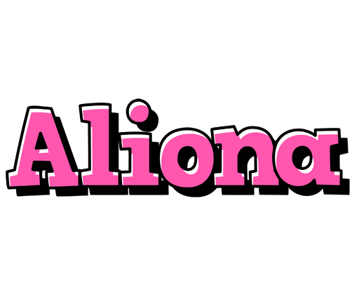 Aliona girlish logo