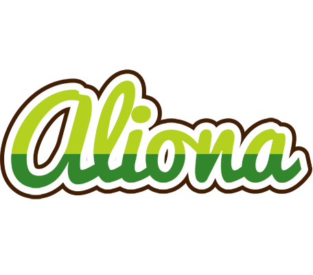 Aliona golfing logo