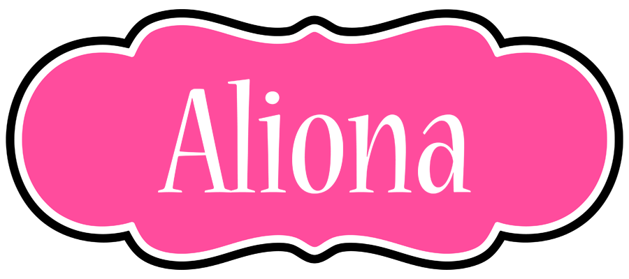 Aliona invitation logo