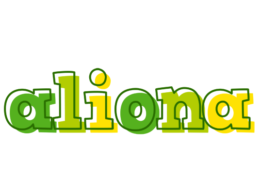 Aliona juice logo