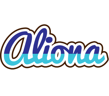 Aliona raining logo