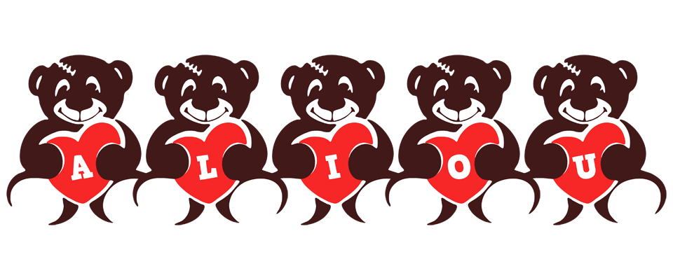 Aliou bear logo