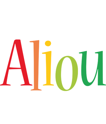 Aliou birthday logo