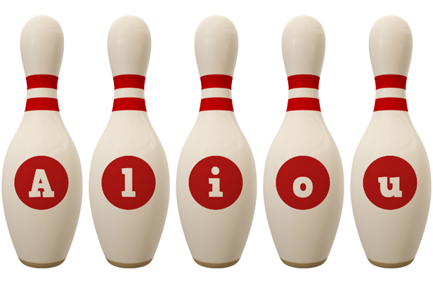 Aliou bowling-pin logo